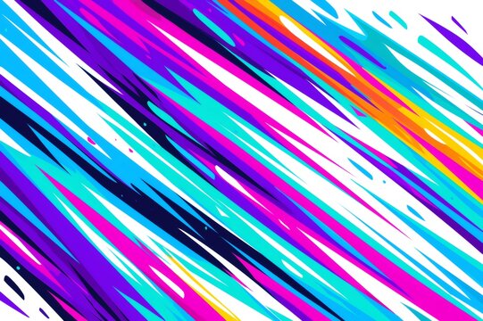 Vibrant diagonal stripes creating abstract geometric pattern
