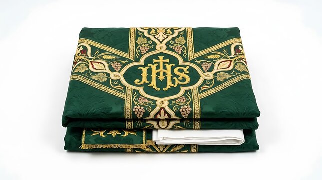 Christian Vestments with IHS Symbol