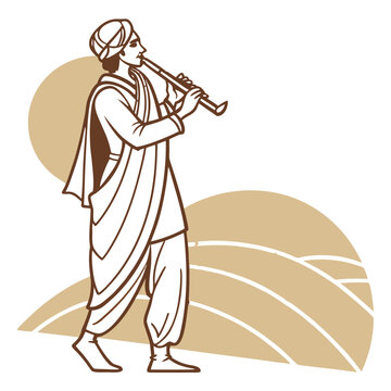flat baul folk singer ektara