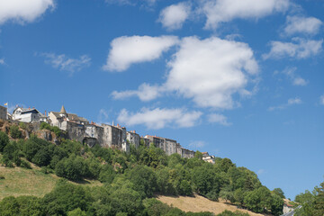 Fototapeta premium view of the city of the mountains
