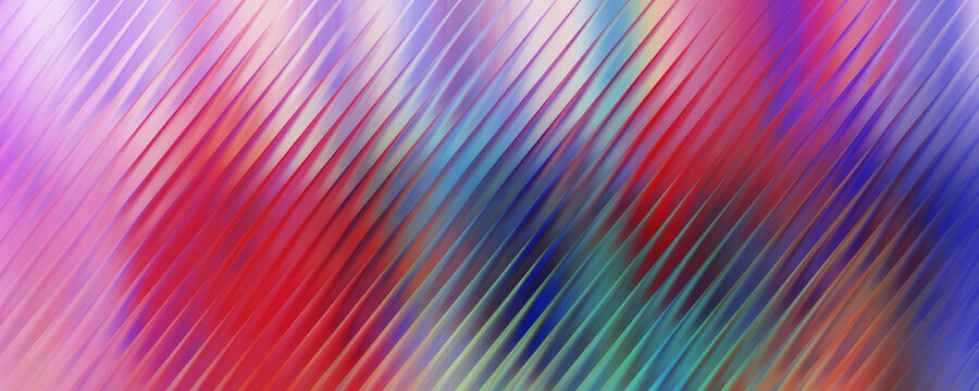 Vibrant gradient stripes in red blue green and purple pattern