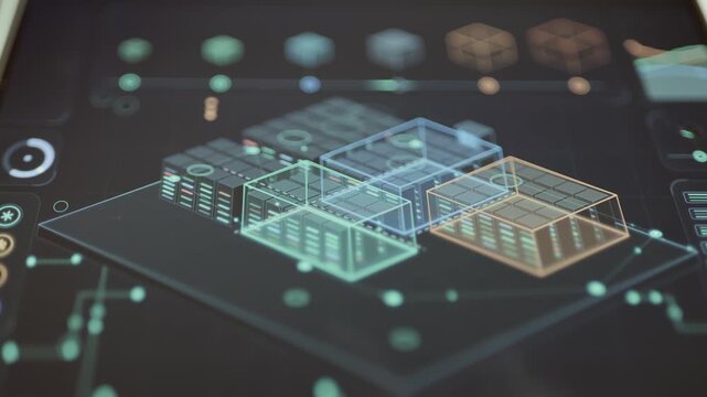 isometric data center model visualizes modular facility expansion