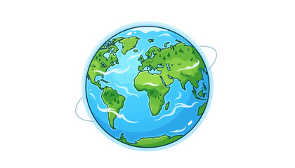 globe clipart vector illustration © Nayon