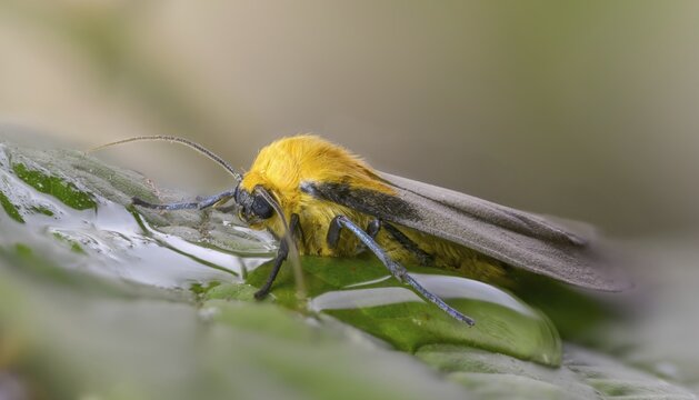 Four-spotted footman, large lichen bear, lithosia quadra, oeonistis quadra, four-spotted lichens, insects, moths, moths, butterflies