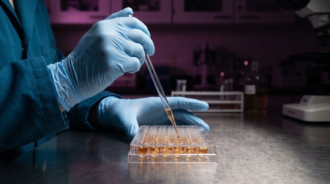 Precision pipetting for organoid drug screening research