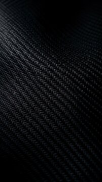 Black Carbon Fiber Texture Close Up Macro Shot Abstract Background
