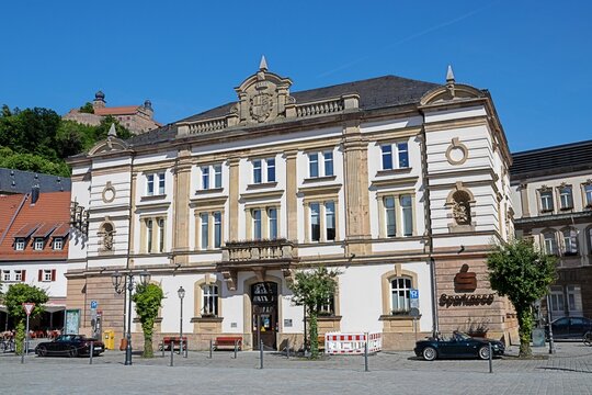 kulmbach, deutschland - 29.05.2026 - sparkasse im alten vereinshaus