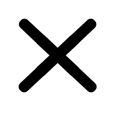 X Icon Close Cancel Button
