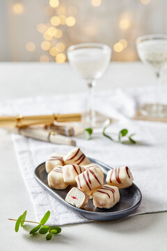 Raspberry Ice Cream Bites