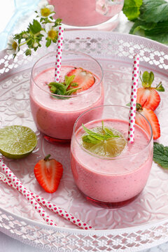 Strawberry milkshake