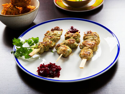 Chicken Tikka skewers