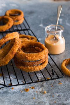 Fried onion rings