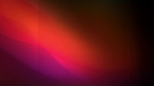 Dynamic orange and deep red gradients shifting in abstract motion background for professional design video footage