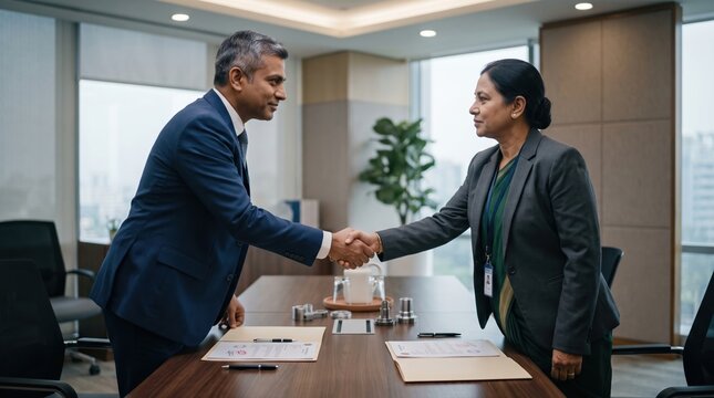 Localization agreement handshake between business owner and government