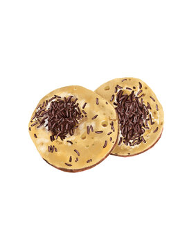 Traditional Mini round pancakes street food dessert Kue Cubit