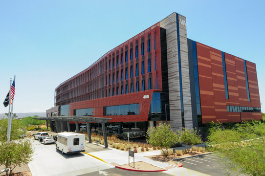 Phoenix 32nd Street Veterans Affairs Clinic exterior, illustrating outpatient healthcare, veteran medical services, federal healthcare infrastructure, and public facilities
