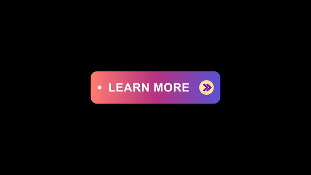 Learn More Button with Gradient and Arrow Icon.