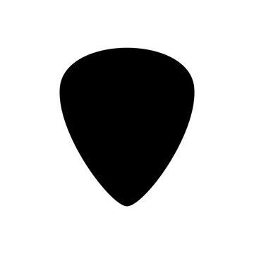 Guitar Pick Icon Flat Image