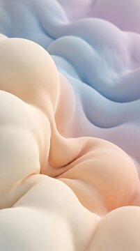 Abstract background with soft flowing pastel shapes and smooth gradient textures.