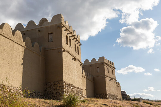 Reconstructed Hattusa Fortress Walls, Bogazkale (Bogazkoy), Turkey