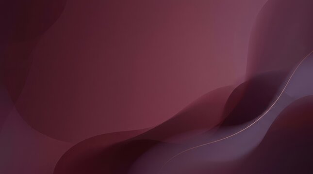 A dark red abstract background with smooth, flowing lines and a gradient effect.