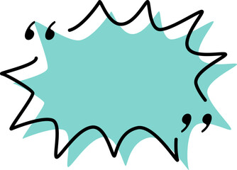 Naklejka premium Title vector design for box quote text and bubble speech brush. Frame message call for template marker paint and information shape square. Quote title chat for box word infographic and mark.