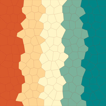 Abstract Organic Mosaic Geometric Seamless Pattern