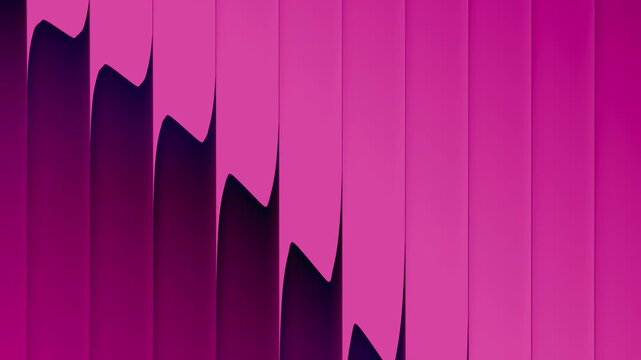 4K Abstract 3D Vertical Cascade Pink Magenta Purple Flowing Seamless Loop Motion Background