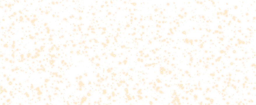 Glitter Particle Border with Falling Sparkles on Black Background