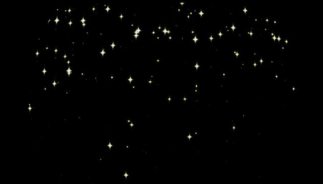Glittering fantasy sparkle line transition 4k, 2d starlight dust path animation, white stars and bokeh lights sparkle, magic sparkles line on green screen background asset.4k
