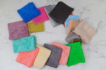 Surface-Specific Textile Innovations: Circle of Cleaning Cloths for Diverse Surfaces © olga_sova