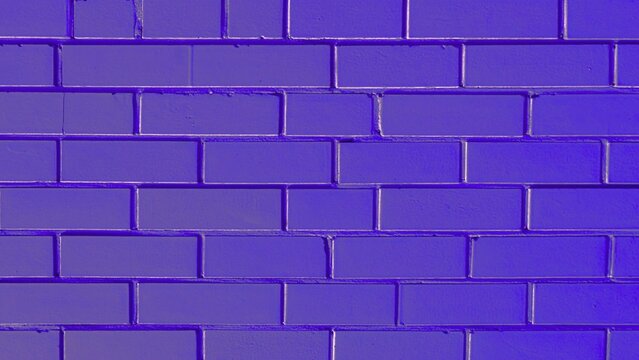 Clean purple brick wall texture creates a modern building background