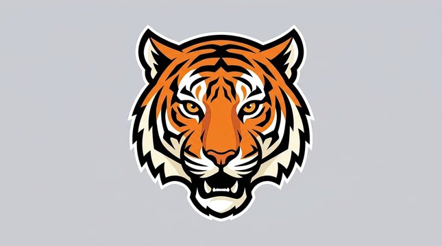 tiger head vector