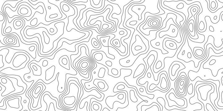 Abstract modern topography contour map background, flowing isoline pattern with natural spacing, for website, header and print layout.