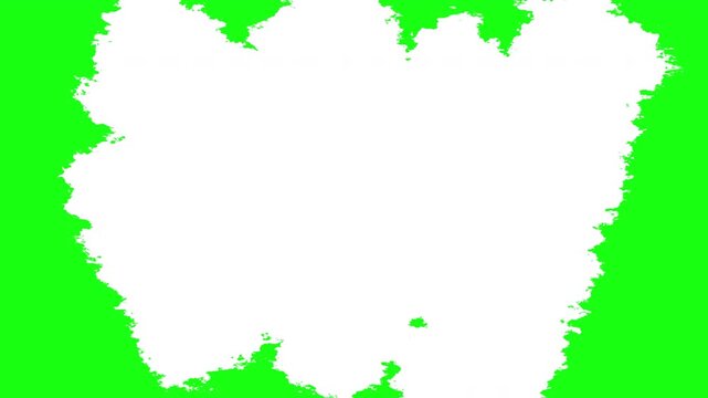 brush transition overlay with alpha channel and green screen. suitable for video editing, motion graphics, transitions, artistic presentations, and creative projects.