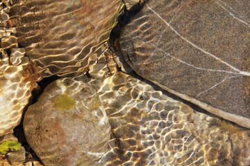 Abstrack stones, pebbles and water texture. © Mrk