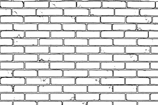 Black and white abstract geometric pattern with overlapping rectangles