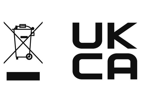 UKCA WEEE Certification Packaging Label Icon
