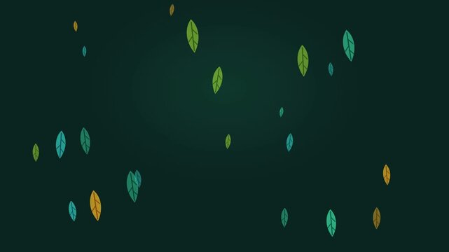 Colorful Motion of Falling Confetti in Dark Background for Celebration and Party Scenes.