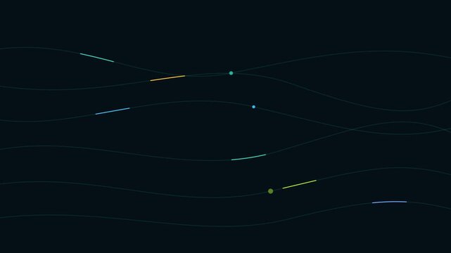 Motion of Shooting Stars in Night Sky Captured in Dynamic Video Sequence.