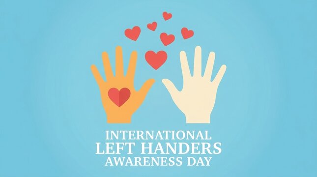 Celebrating international left handers day with appreciation and warm regards