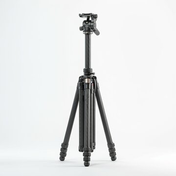 Professional carbon fiber tripod for photography with photography professional stabilizer