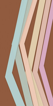 Layered diagonal bands in soft blue, blush, cream, lavender, and brown create a calm contemporary composition suited to websites, posters, branding, and editorial layouts.
