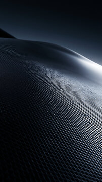 Abstract Dark Metallic Mesh Texture with Dramatic Lighting
