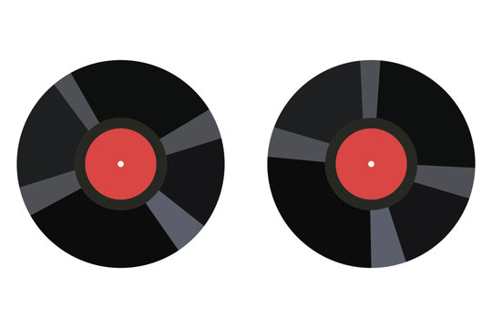 Two vinyl records