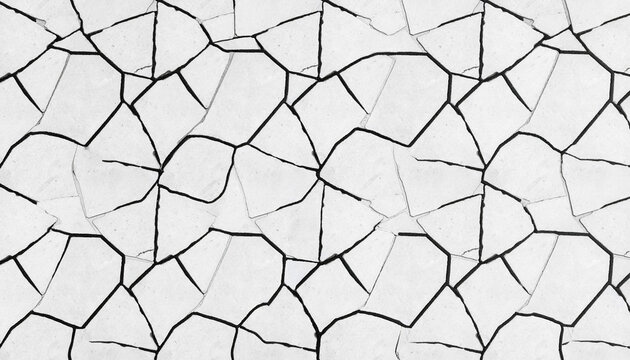 Abstract geometric pattern featuring repeating irregular polygon shapes with dark outlines.