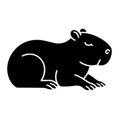 Fototapeta premium Sleeping Capybara