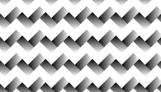 Seamless herringbone pattern with gradient geometric chevron shapes for modern background