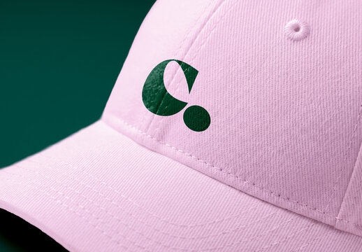 Baseball Cap Close-Up Mockup