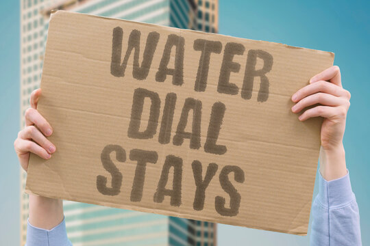 "Water dial stays" The hot-water knob remains broken because it is not urgent. PLUMBING. REPAIR. CONVENIENCE. DELAY. NEGLECT.
